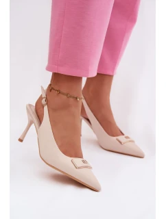 Lodičky s ihlovým podpätkom model 223861 Krok vo veľkom štýle