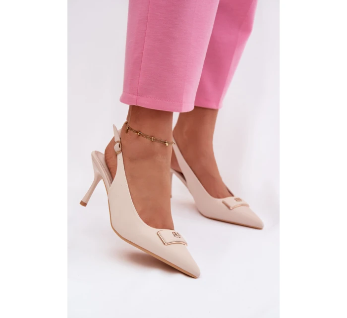 Lodičky s ihlovým podpätkom model 223861 Krok vo veľkom štýle