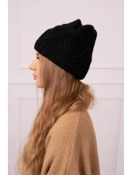 Dámská čepice Liliana model 18752215 černá - K-Fashion Dámská čepice Liliana model 18752215 černá - K-Fashion