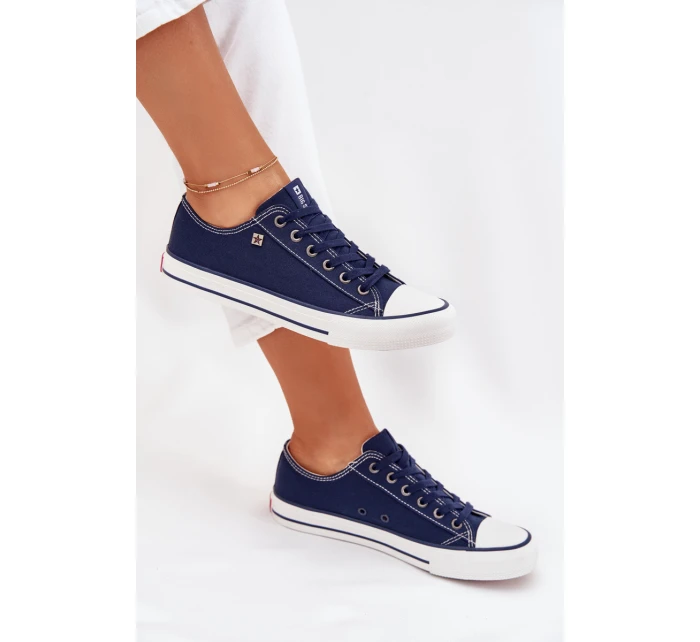 Dámské Nízké Tenisky Big Star model 21705176 Tmavě Modré - Big Star Shoes Dámské Nízké Tenisky Big Star model 21705176 Tmavě Modré - Big Star Shoes