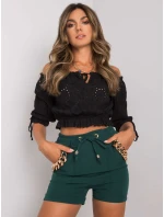 Šortky DHJ SN model 15747286 tmavě zelená - FPrice