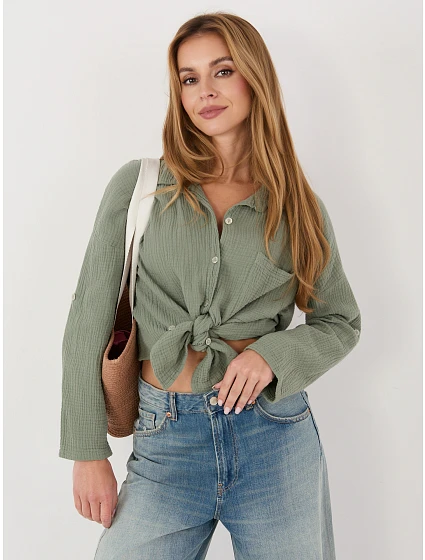 MI košeľa KS 2337.18 khaki MI košeľa KS 2337.18 khaki