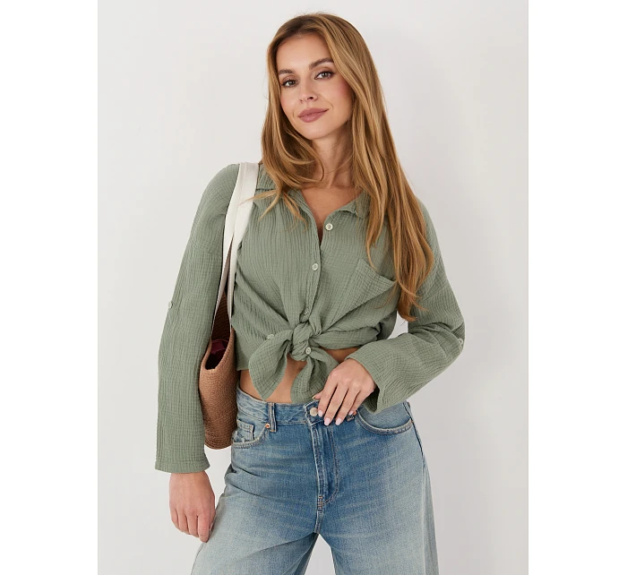 MI košeľa KS 2337.18 khaki MI košeľa KS 2337.18 khaki