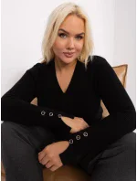 Sweter PM SW PM model 18965742 czarny - FPrice Sweter PM SW PM model 18965742 czarny - FPrice