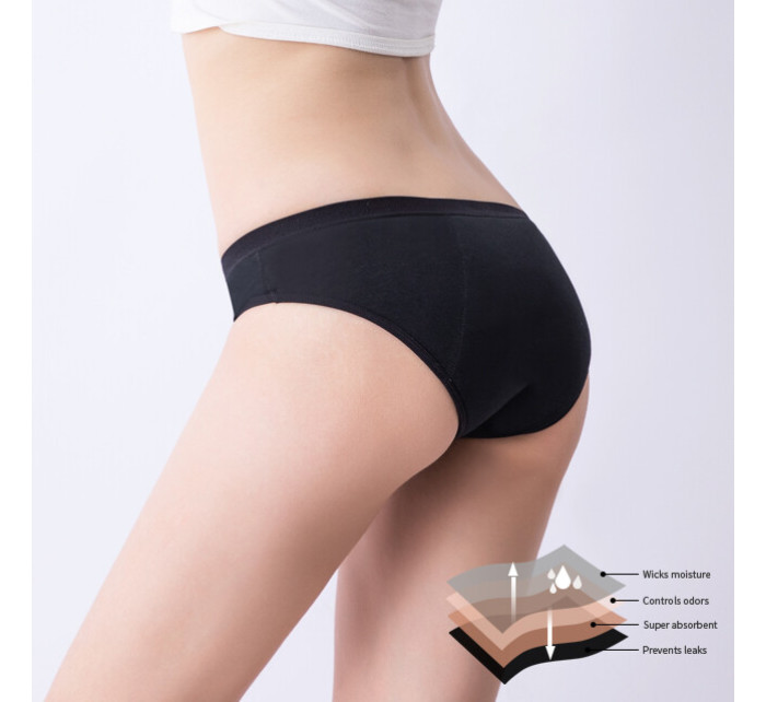 Menštruačné nočné nohavičky s čipkou PROTECT - MENSTRUAL LACE SLIP - DIM