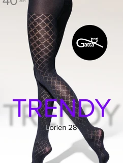 LORIEN - 28 vzorované pančuchy-6