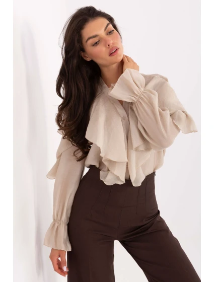 Košeľa s dlhým rukávom model 218413 Rue Paris