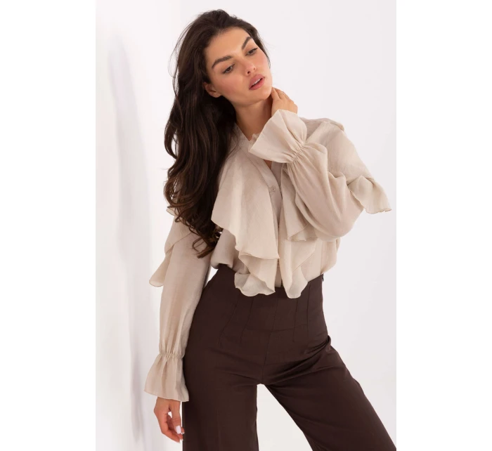 Košeľa s dlhým rukávom model 218413 Rue Paris