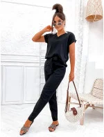 Čierna dámska súprava s bielizňou (751)