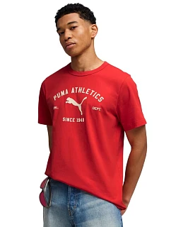 Pánské tričko Class Graphic Tee červené model 22068532 11 pánské - Puma