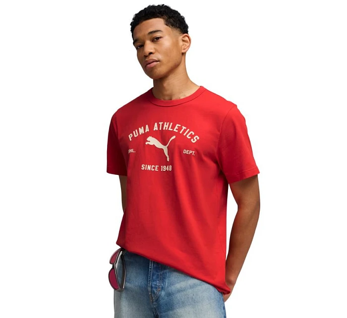 Pánské tričko Class Graphic Tee červené model 22068532 11 pánské - Puma