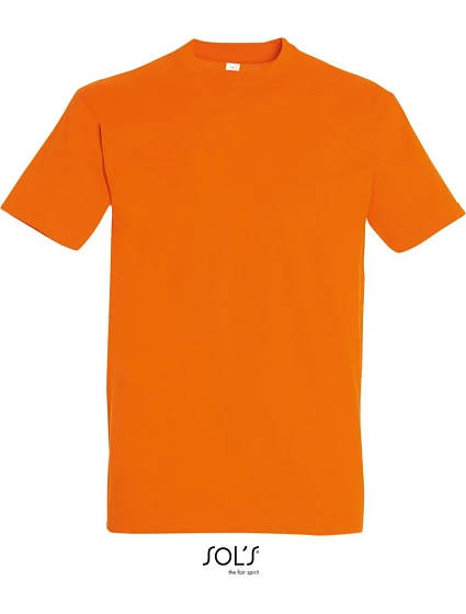 Tričko SOL'S Imperial z hrubej bavlny 25.1500 oranžové