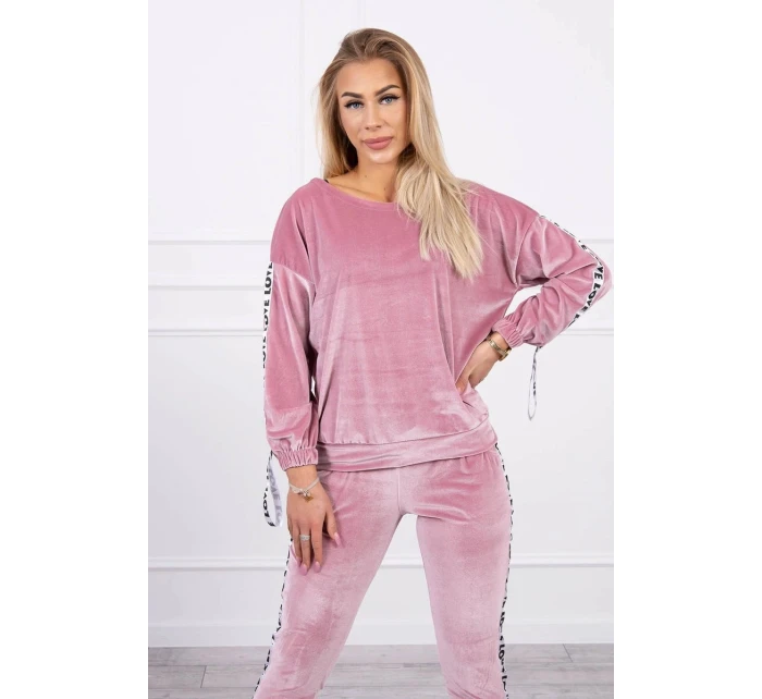 Love model 21753124 set tmavě pudrově růžový - K-Fashion