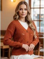 Dámský svetr červený Dstreet model 21982780 - FashionStreet