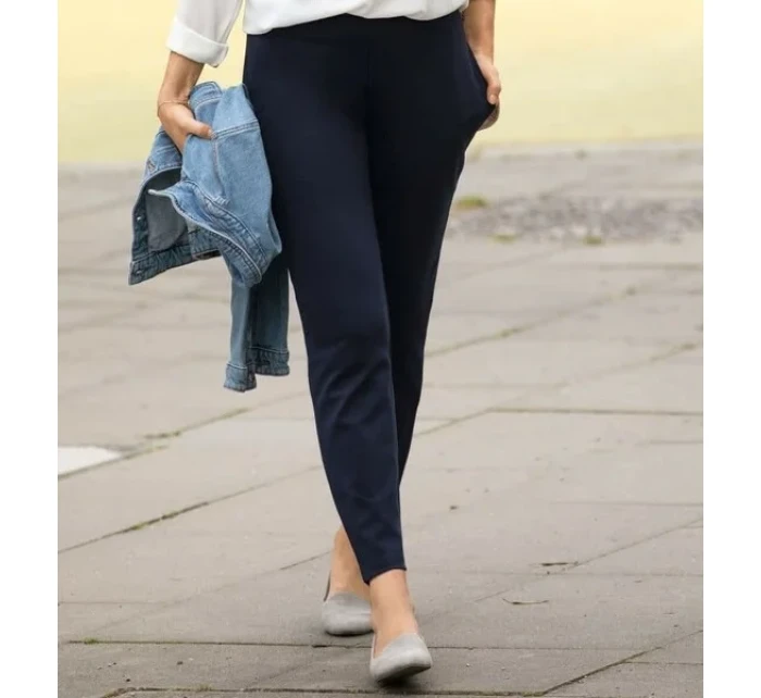 Dámské kalhoty model 18413078 JOGGER PANTS tmavě modrá - NUR DIE Dámské kalhoty model 18413078 JOGGER PANTS tmavě modrá - NUR DIE