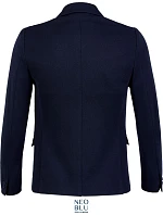 NEOBLU Marcel Women Dámsky piqué sako 24.3170 night blue NEOBLU Marcel Women Dámsky piqué sako 24.3170 night blue
