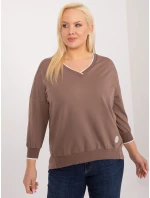 Bluzka RV BZ model 20080907 brązowy - FPrice Bluzka RV BZ model 20080907 brązowy - FPrice