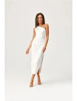 Večerní šaty model 20686770 krémové - Roco Fashion