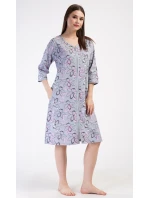 Dámske domáce šaty s trojštvrťovými rukávmi Miana