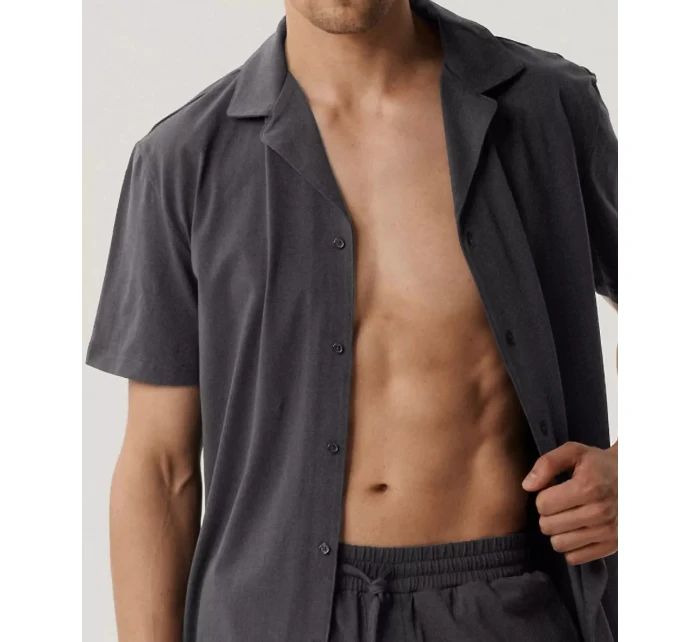 model 20905101 pyžamo kr/r S2XL pánské pyžamo na zip - Atlantic model 20905101 pyžamo kr/r S2XL pánské pyžamo na zip - Atlantic