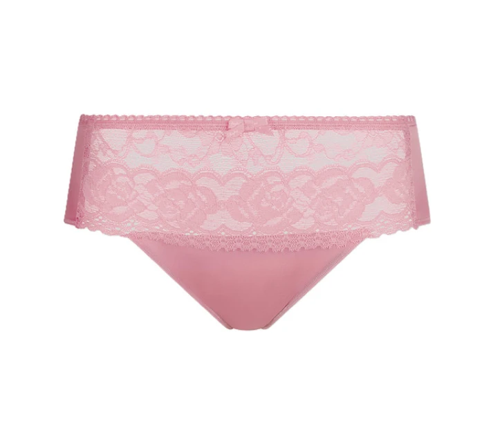 Dámské krajkové kalhotky FLOWER ELEGANCE model 22021293 MIDI BRIEF růžová - Playtex Dámské krajkové kalhotky FLOWER ELEGANCE model 22021293 MIDI BRIEF růžová - Playtex