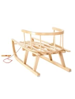 Klasické drevené sánky s opierkou GreenBlue GB136 Klasické drevené sánky s opierkou GreenBlue GB136