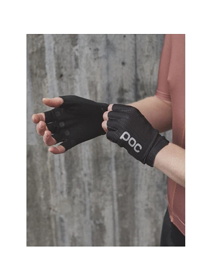 Cyklistické rukavice model 22269968 Short Glove – černé - POC Cyklistické rukavice model 22269968 Short Glove – černé - POC