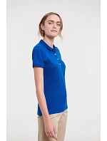 Russell Athletic 566F Dámske elastické polo tričko z piké 10.566F fuchsiová