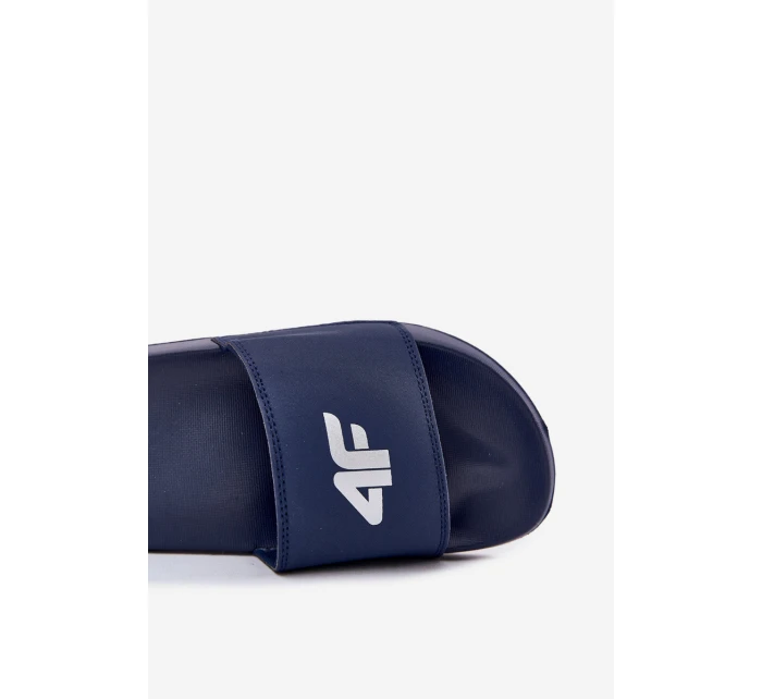 Klapki Męskie 4F 4FRMM00FSLIM011-30S Granatowe