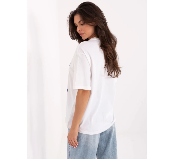 Tričko D12083AI02799A bielo-modré Tričko D12083AI02799A bielo-modré