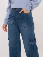 Džínsové nohavice D80016BD62458M294 modrá Džínsové nohavice D80016BD62458M294 modrá