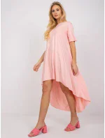 Dámske šaty RV SK R4889.09 lososové