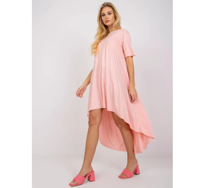 Dámske šaty RV SK R4889.09 lososové