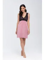 Růžová košilka Larisa   model 17676393 - Babella