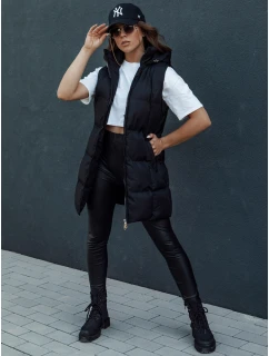 Dámská prošívaná dlouhá vesta černá Dstreet model 21979701 - FashionStreet