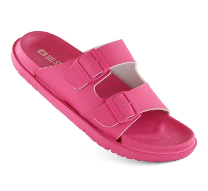 Big Star W INT2004E fuchsiové penové žabky s prackami