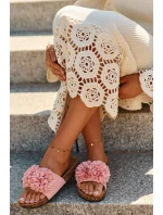 Nazouváky Na Korkové Podrážce Růžové model 21554725 - EVENTO