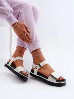 Dámské sandály na platformě Big Star model 21655484 Bílé - Big Star Shoes