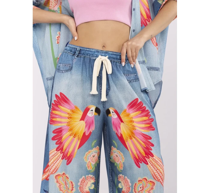 Kalhoty DHJ SP modrá model 21003843 - FPrice Kalhoty DHJ SP modrá model 21003843 - FPrice