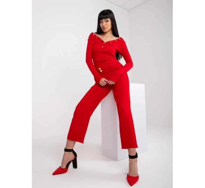 FE SP 5704 nohavice.69P červená