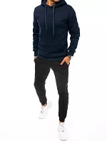 Pánska tepláková súprava tmavomodrá a čierna AX0631 - Dstreet