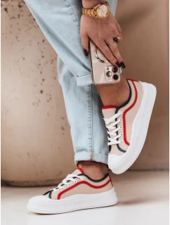 Dámské sportovní tenisky beige Dstreet model 21969216 - FashionStreet