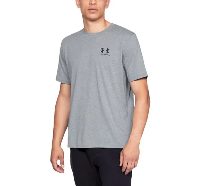 Pánske tričko UA Sportstyle SS M 1326799 sivá - Under Armour