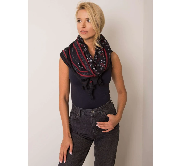 Šátek AT CH model 19716116 černý - FPrice Šátek AT CH model 19716116 černý - FPrice