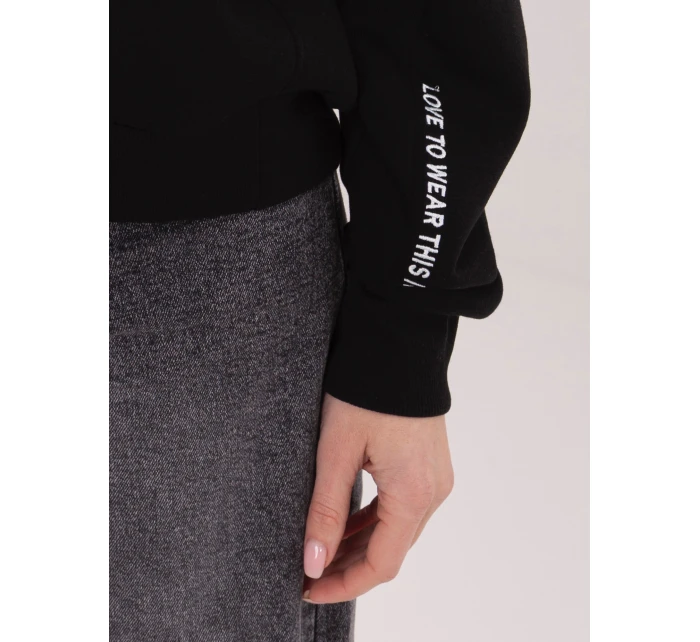 Mikina D10600BI02863A3 čierna