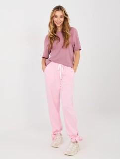 Spodnie IT SP model 21902610 jasny różowy - FPrice