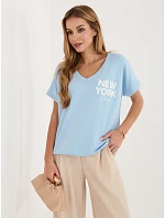 Blúzka RV BZ A1258.00 svetlomodrá