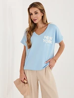 Blúzka RV BZ A1258.00 svetlomodrá