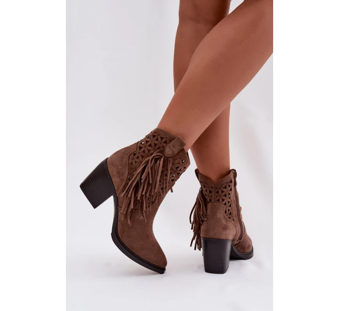 Topánky na podpätku model 224704 Krok vo veľkom štýle