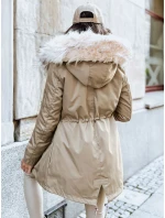 Dámska zimná bunda GARNET beige FashionStreet TY3946